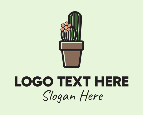 Cactus Flower Pot  logo