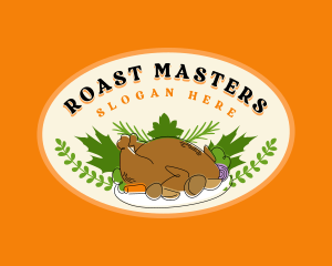 Thanksgiving Roast Chicken logo design