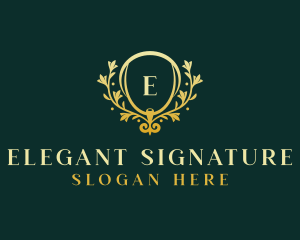 Elegant Floral Garden logo design