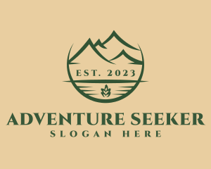 Mountain Forest Camp logo design