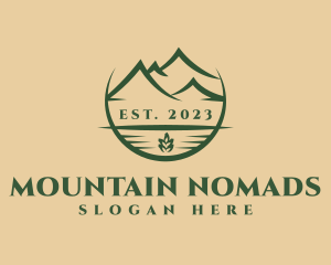 Mountain Forest Camp logo design