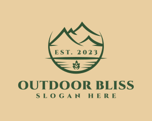 Mountain Forest Camp logo design