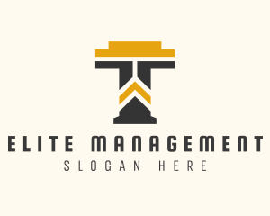 Construction Management Letter T logo