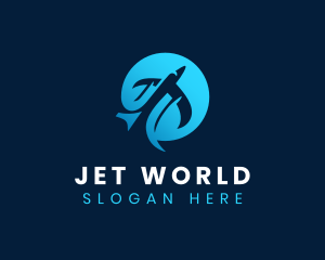 Pilot Jet Airplane logo