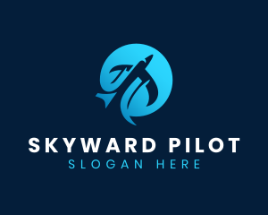 Pilot Jet Airplane logo