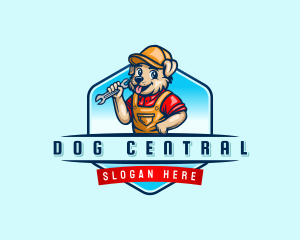 Mechanic Dog Automotive logo design