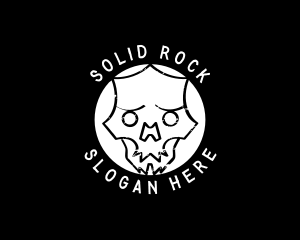 Skate Punk Skull  logo design