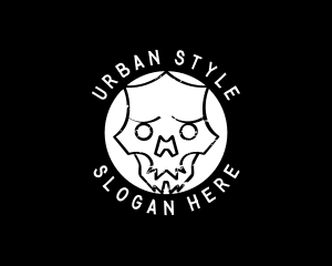 Skate Punk Skull  logo