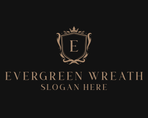 Luxury Shield Crown logo design