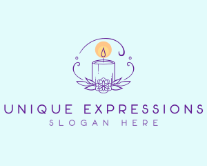 Floral Candle Decor logo