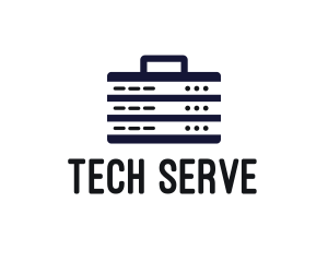 Computer Server Briefcase logo