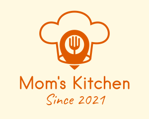 GPS Pin Kitchen  logo design