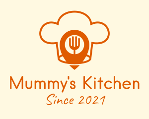 GPS Pin Kitchen  logo design