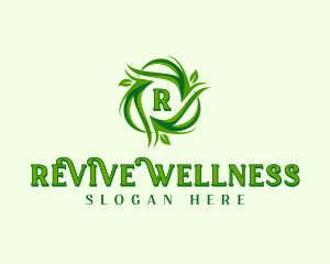 Vegan Organic Wellness logo design