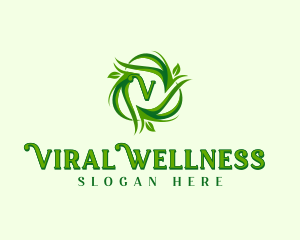 Vegan Organic Wellness logo design