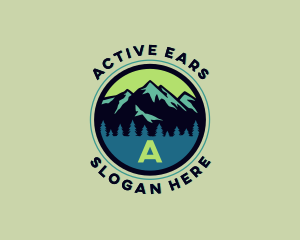 Mountain Forest Travel logo design