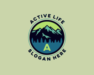 Mountain Forest Travel logo design