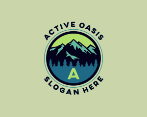 Mountain Forest Travel logo design