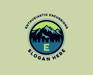 Mountain Forest Travel logo design