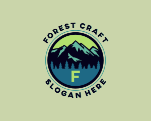 Mountain Forest Travel logo design