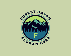 Mountain Forest Travel logo design