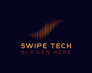 Audio Equalizer Tech logo design