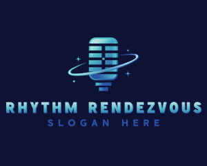 Microphone Media Studio logo design