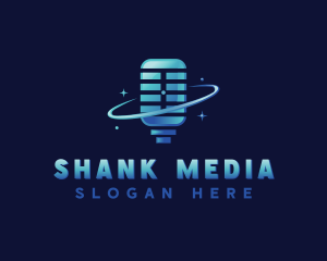 Microphone Media Studio logo design