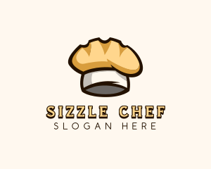 Bread Chef Hat logo design