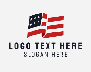 USA Veteran Flag  logo