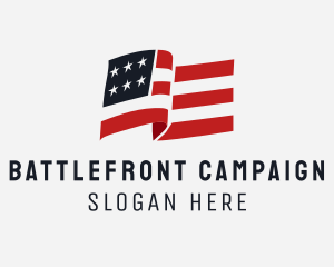 USA Veteran Flag  logo design