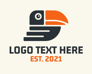 Abstract Toucan Bird  logo