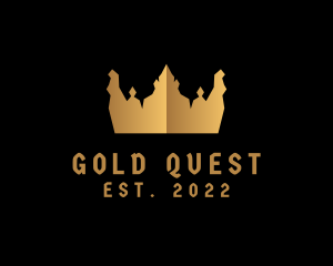 Gold King Crown logo design