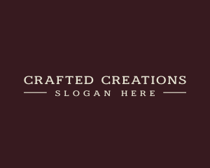 Firm Serif Font Text logo design