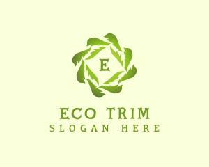 Eco Leaf Botanical logo design