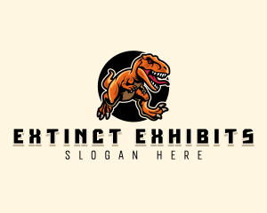 Jurassic Beast Dinosaur logo