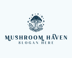 Crystal Mushroom Fungus logo