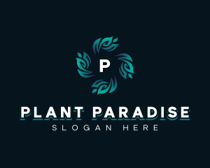 Gardening Leaves Planting logo design