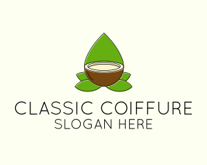 Natural Coconut Oil logo design