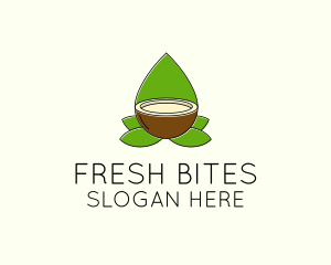 Natural Coconut Oil logo design