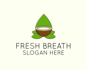 Natural Coconut Oil logo design