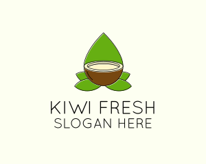 Natural Coconut Oil logo design