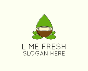 Natural Coconut Oil logo design