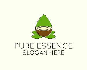 Natural Coconut Oil logo design