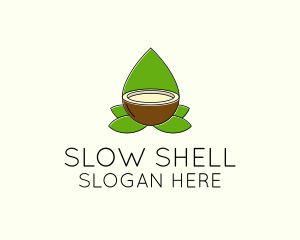 Natural Coconut Oil logo design