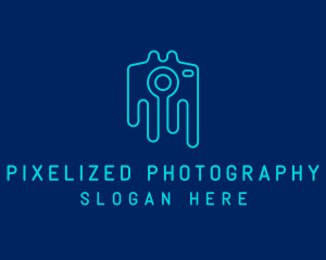 Digital Camera Drip  logo design