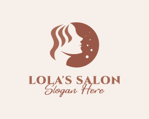 Hair Salon Beauty Girl logo design