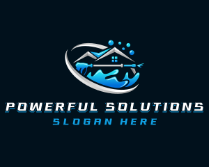 House Cleaning Pressure Wash logo design