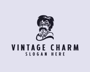 Old Man Glasses logo design