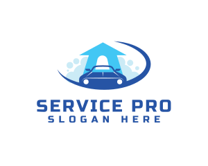 Home Car Cleaning Service logo design